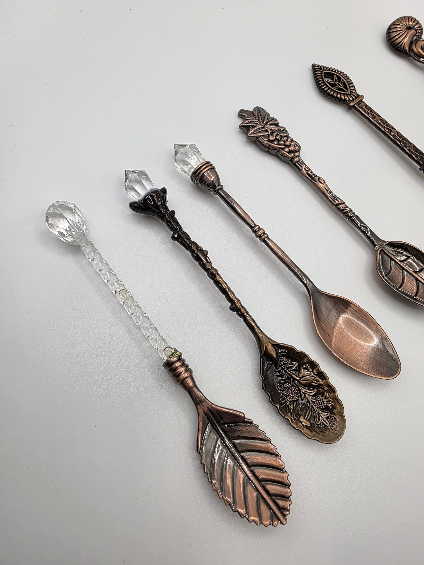 Bronze Witchcraft Mini Spoons โ Intuitively Selected