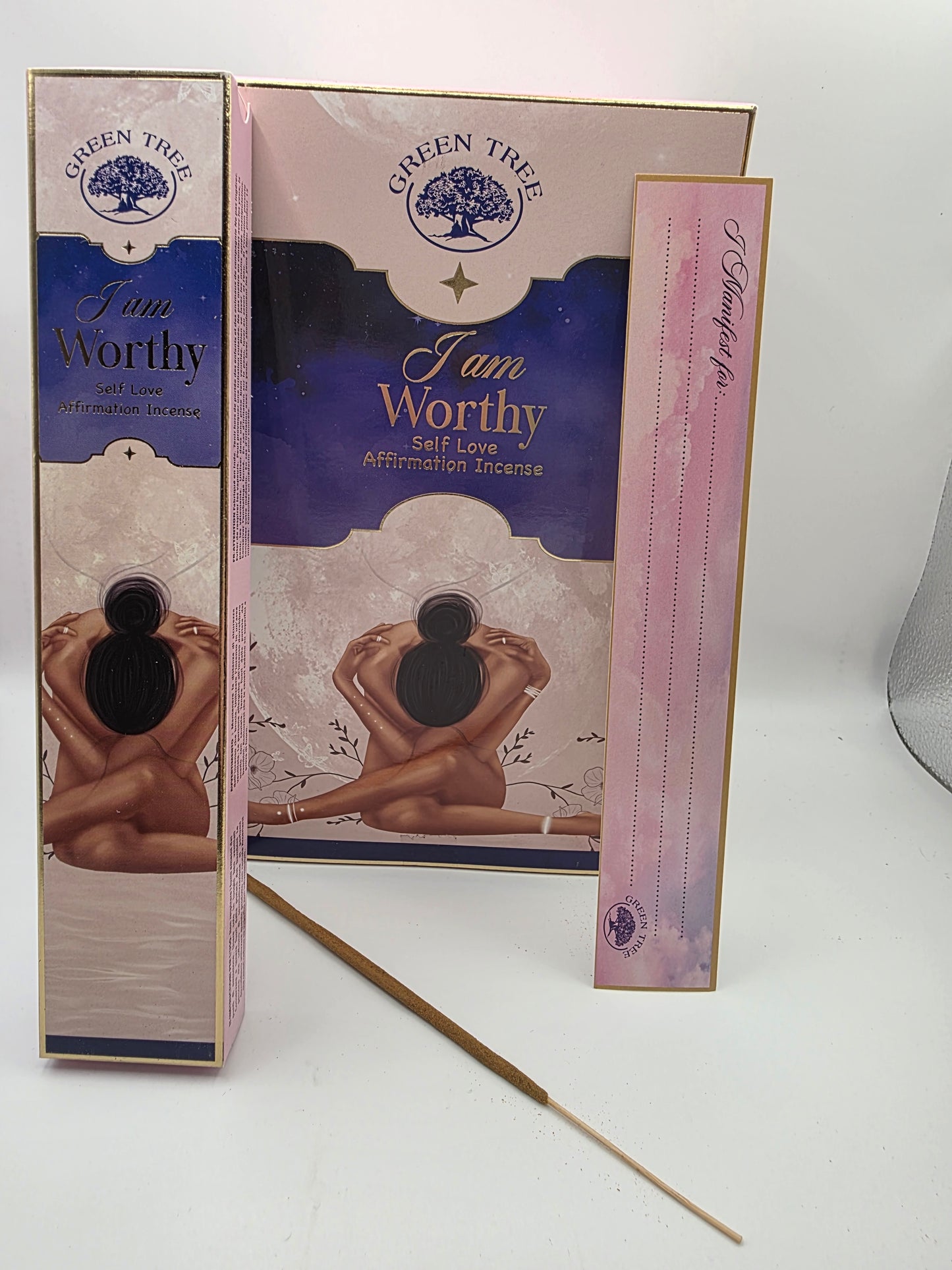 Green Tree – I Am Worthy Affirmation Incense (Self-Love)