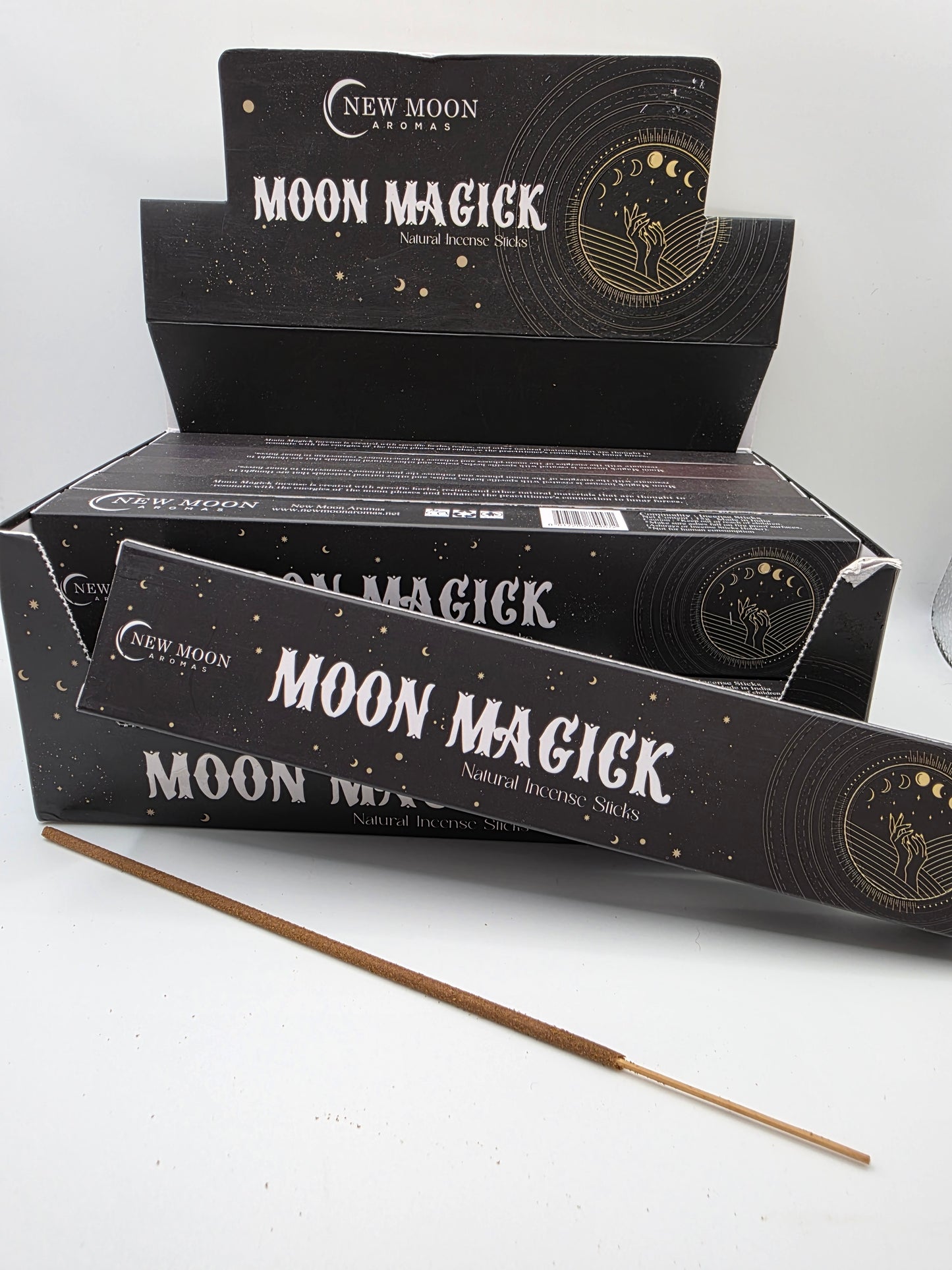 Moon Magick Natural Incense Sticks β Box of 10β12