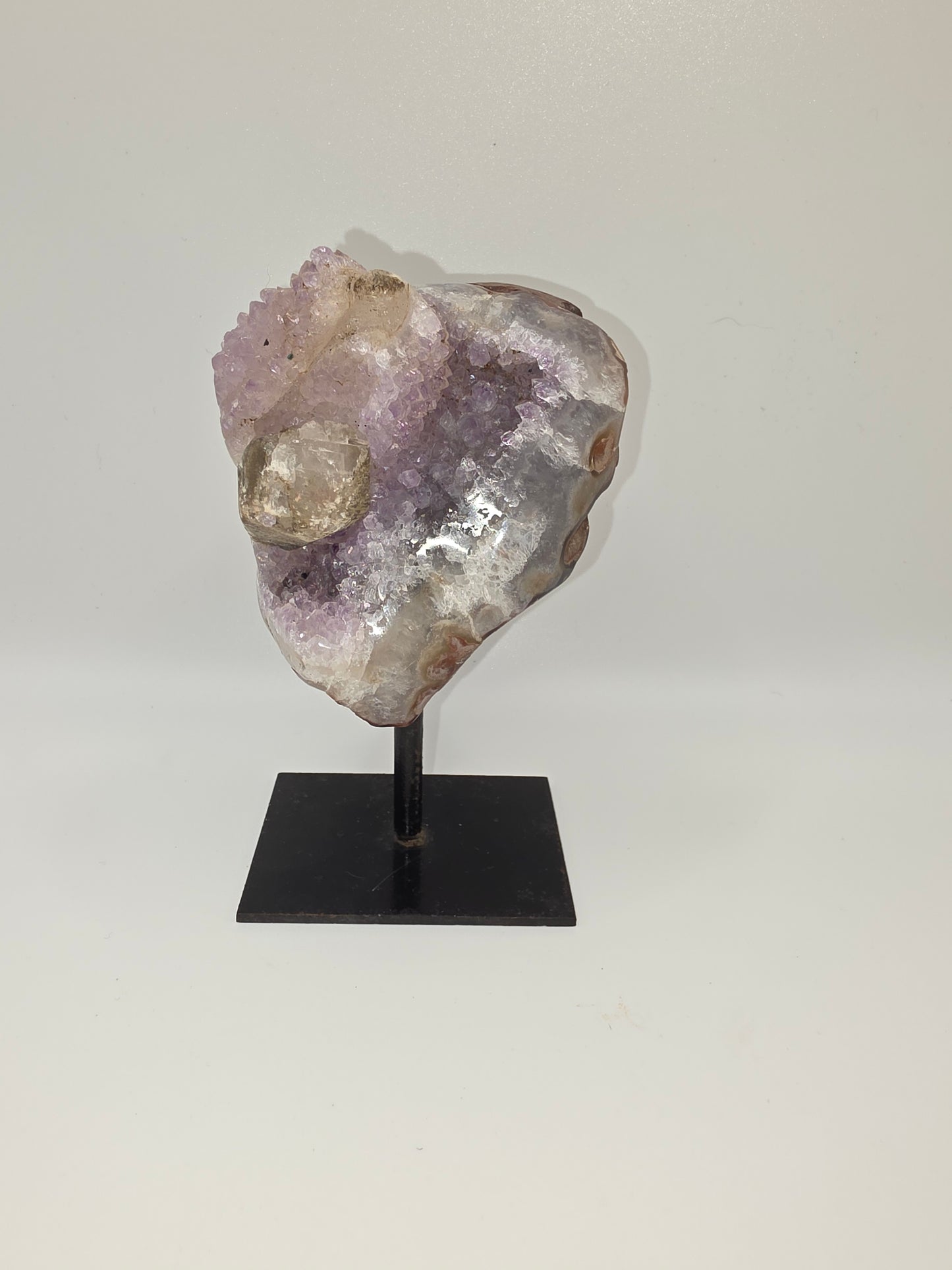 ✨ Brazilian Amethyst Cluster on Stand – 455g ✨