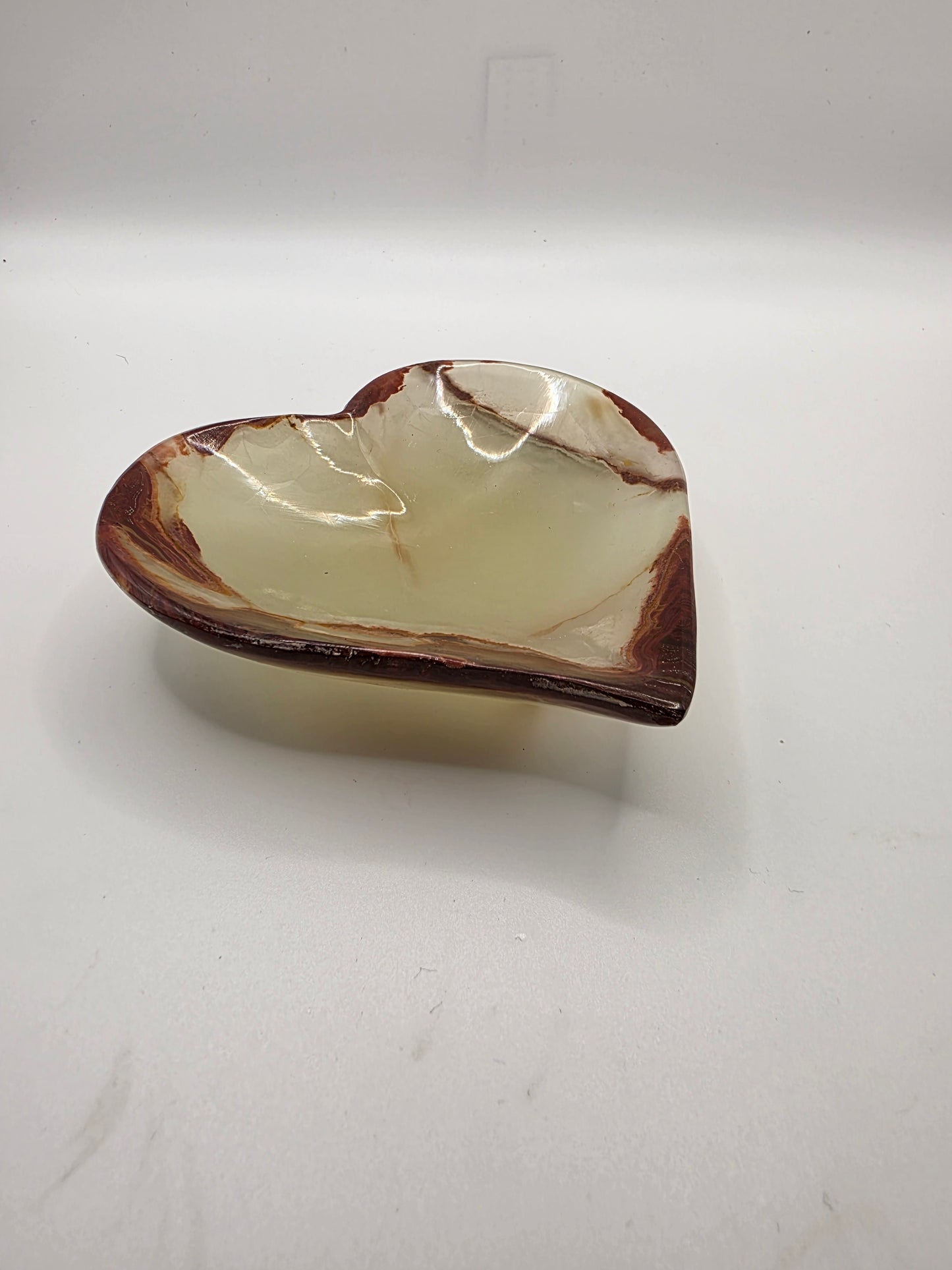 Afghanistan Onyx Heart Bowl – 279g | 12cm