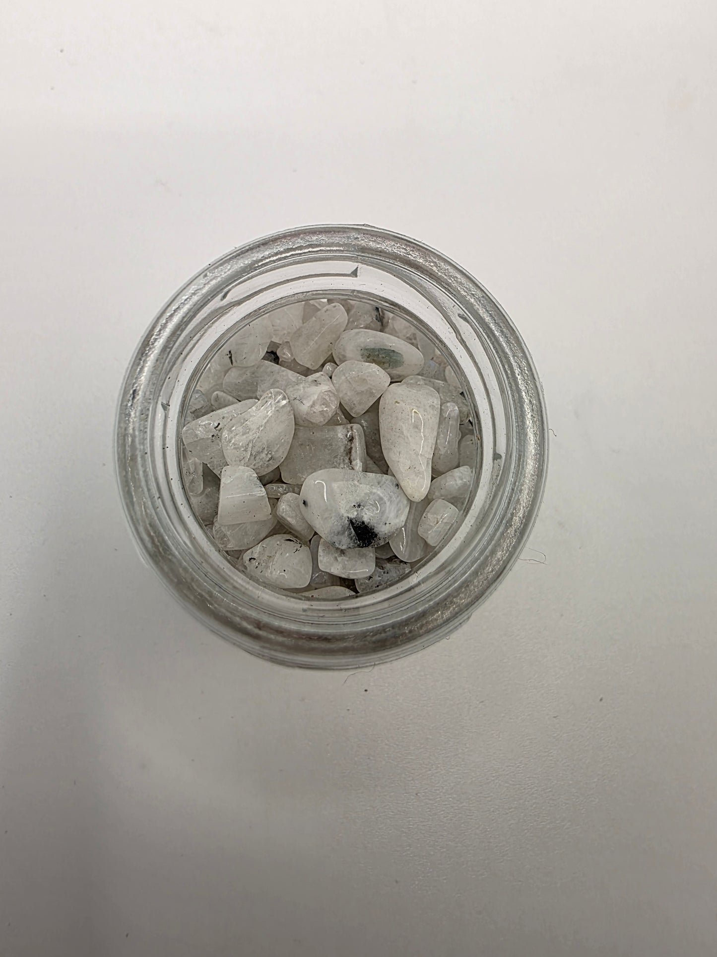 Rainbow Moonstone Crystal Chip Jar โ 115โ150g
