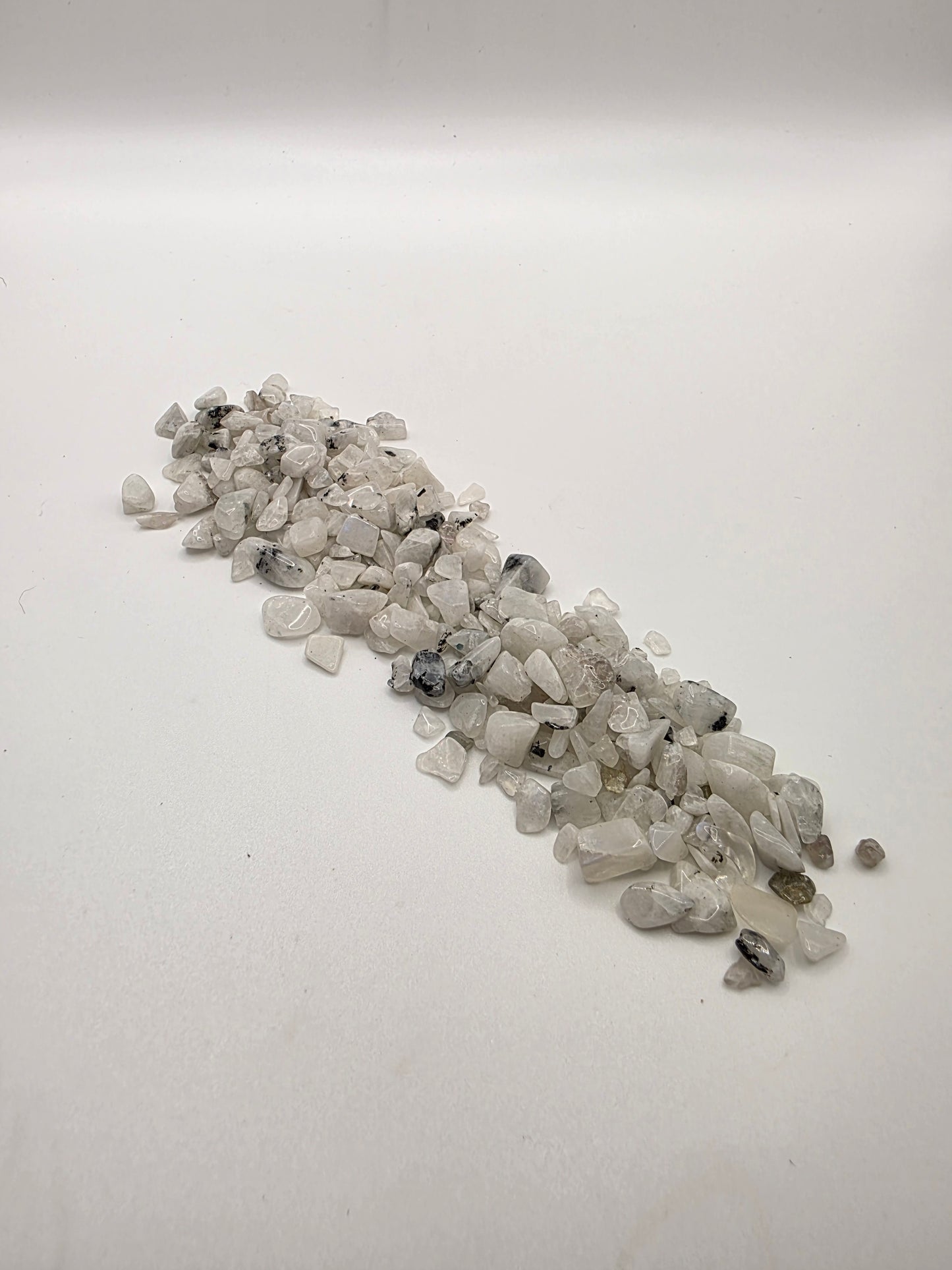 Rainbow Moonstone Crystal Chip Jar โ 115โ150g