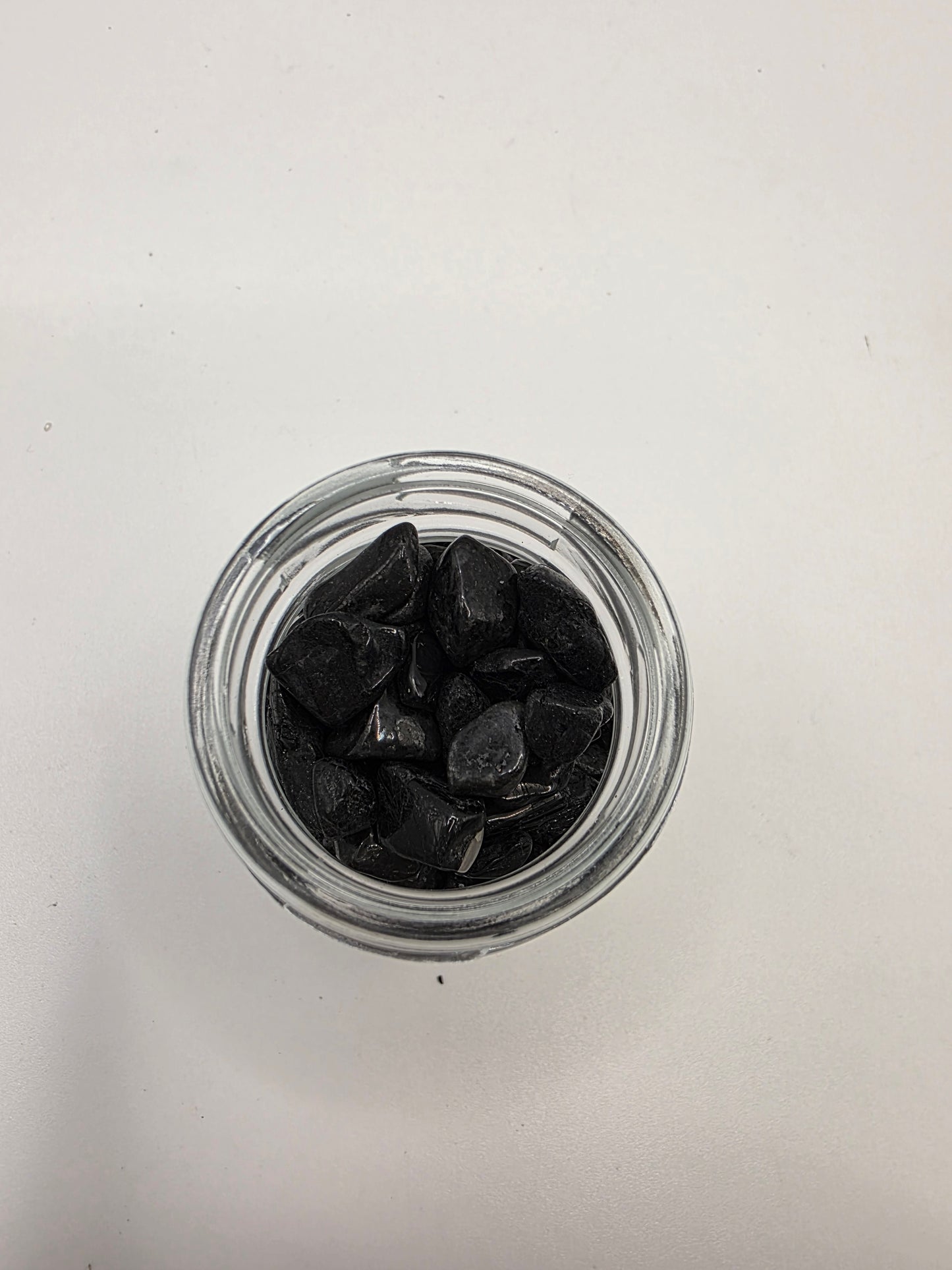 Black Tourmaline Crystal Chip Jar โ 115โ150g