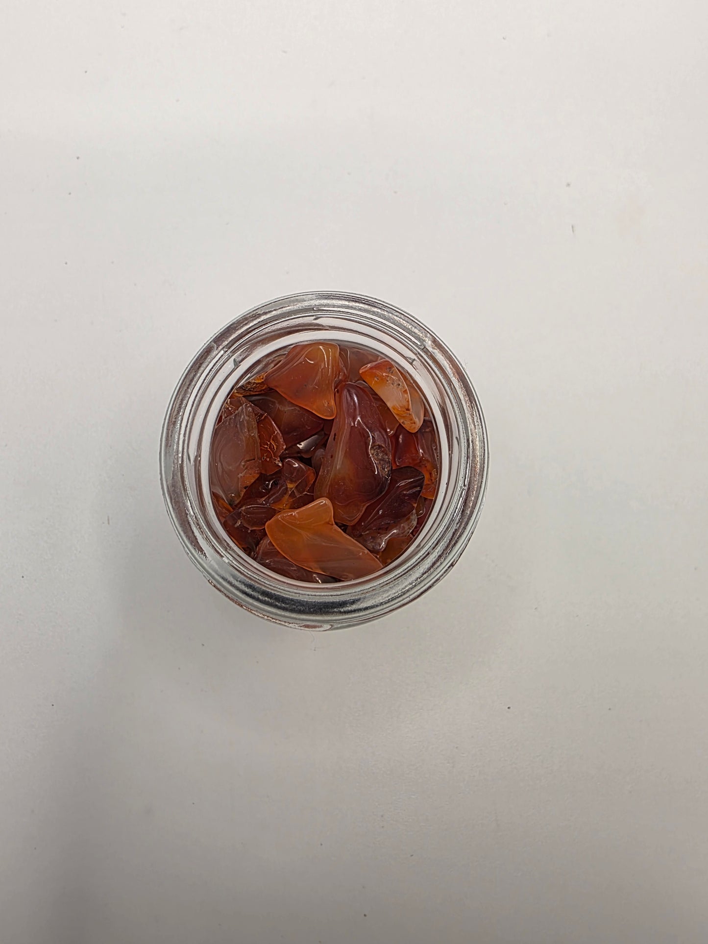 Carnelian Crystal Chip Jar โ 115โ150g