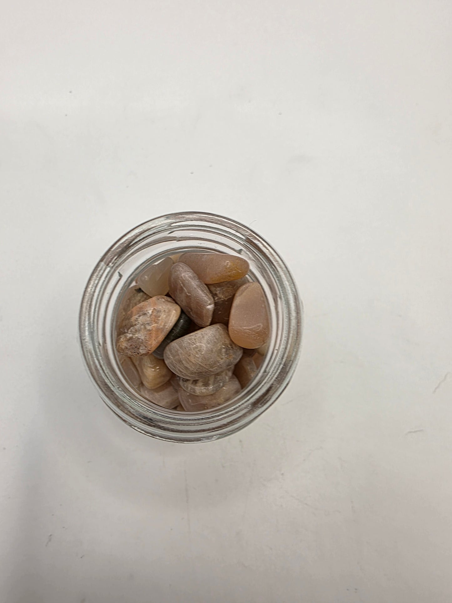 Peach Moonstone Crystal Chip Jar โ 115โ150g