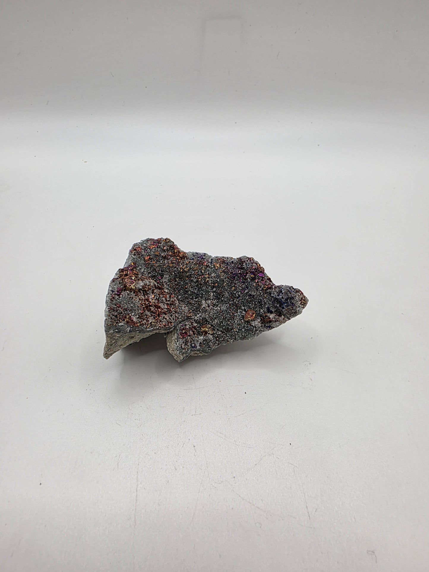 Raw Iridescent Chalcopyrite Specimen – Peacock Ore Sparkle (69g | 7cm)