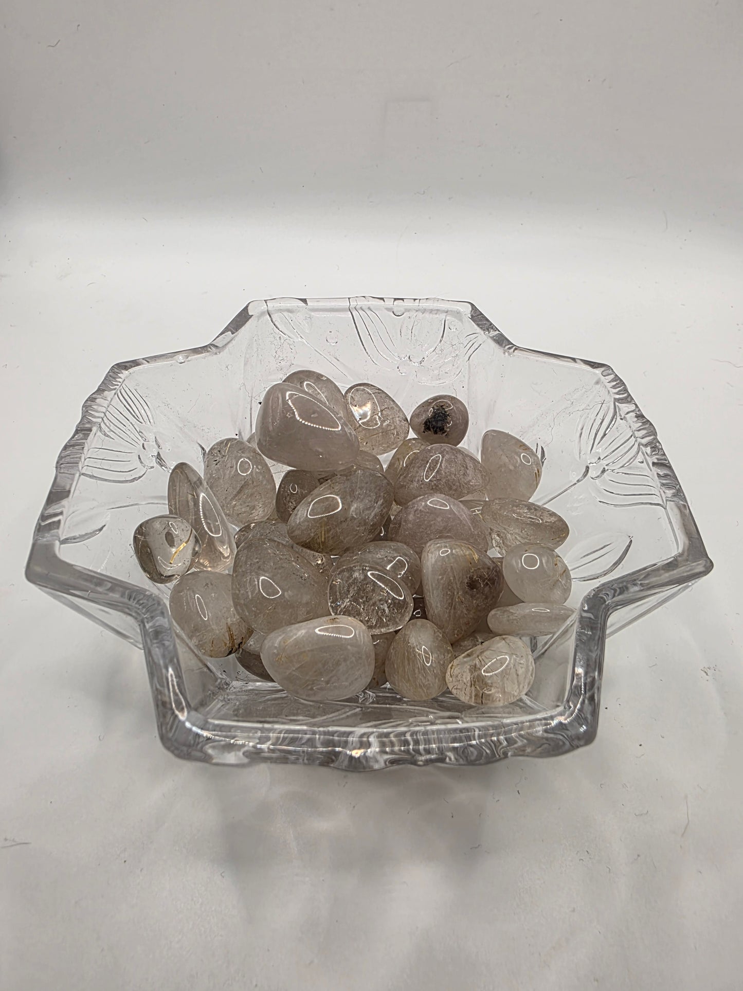 Clear Quartz with Golden Rutile Tumbles – $3 Each or 4 for $10 (Use Code: 4FOR10)