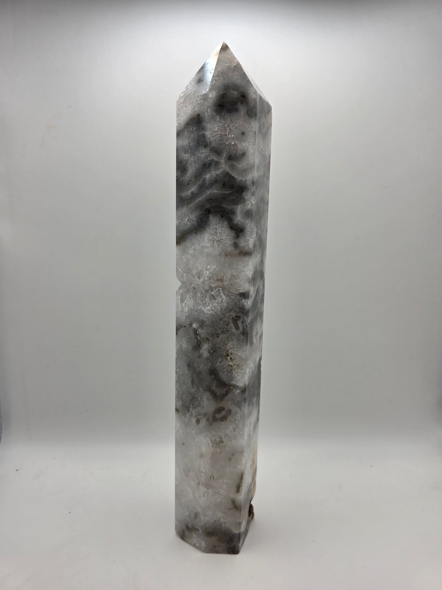 πΏ Moss Agate Statement β 30cm / 1kg+ πΏ