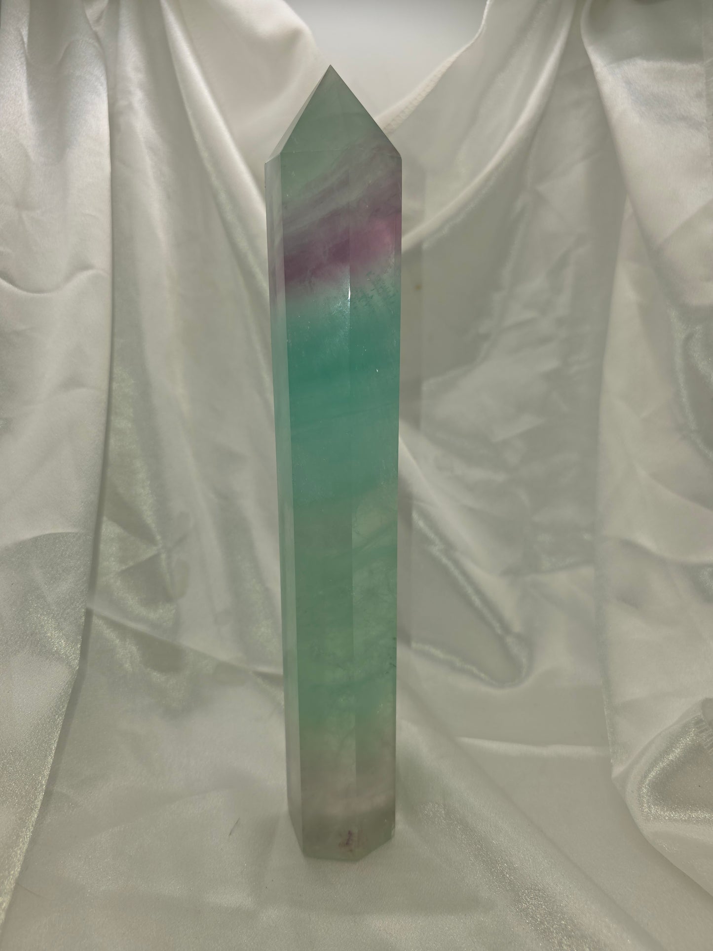 Fluorite “Elemental Vision” Statement Tower – 29cm Tall