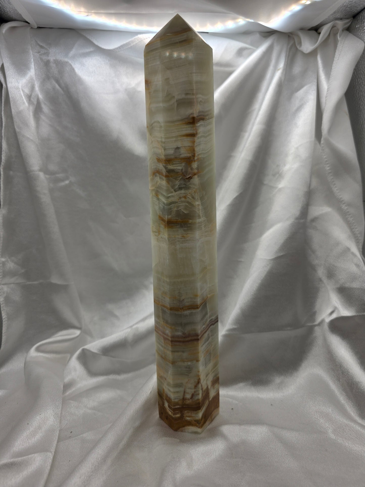 Afghan Jade “Earth Guardian” Statement Tower – 34.5cm Tall