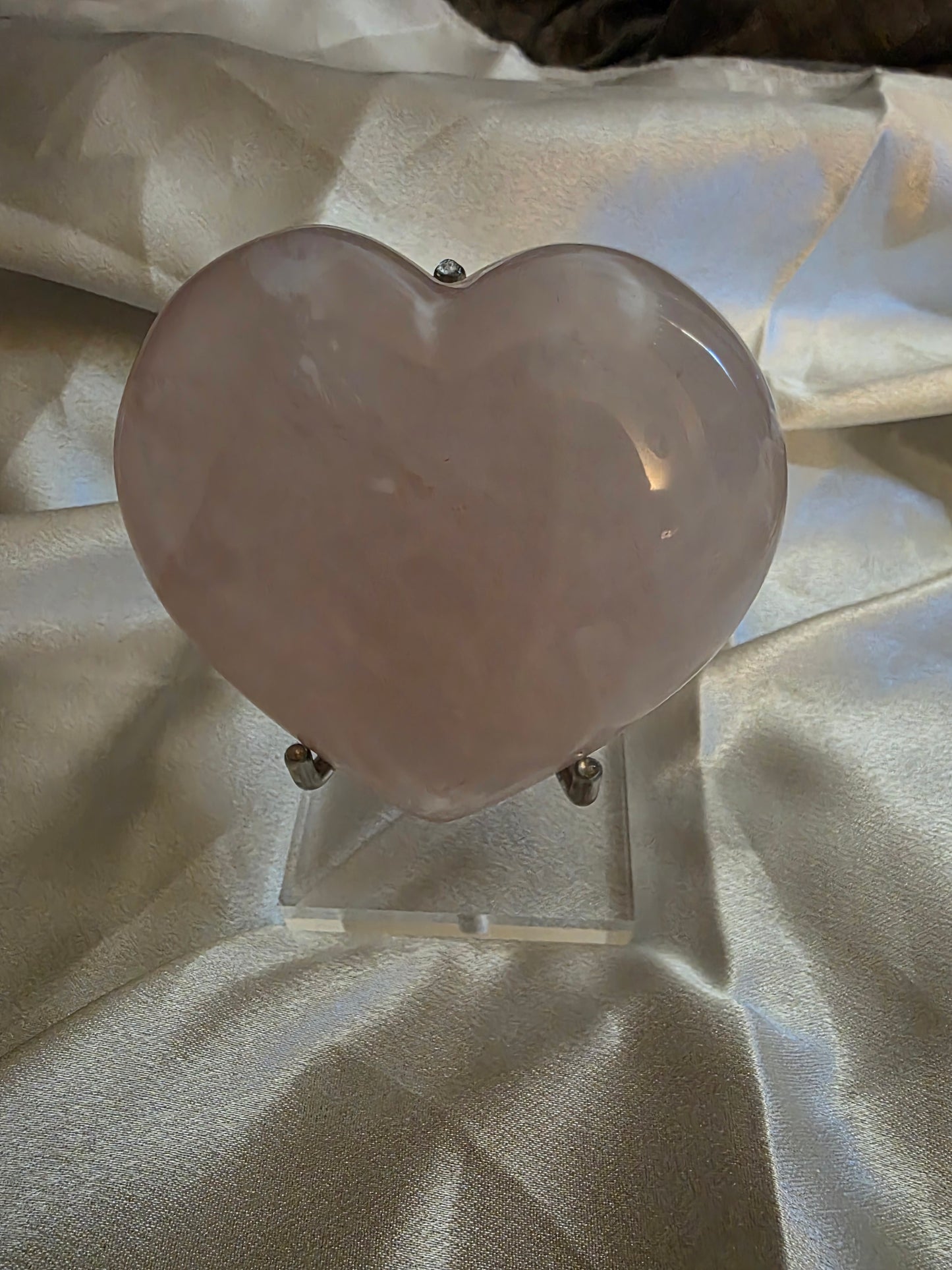 Adjustable Acrylic & Metal Crystal Stand