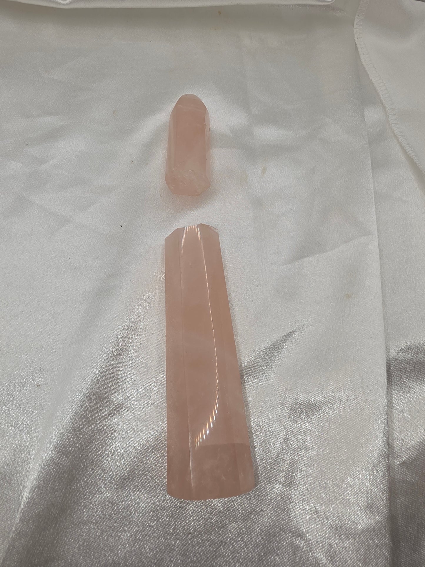 Rose Quartz Tower – 17cm (Perfectly Imperfect & Heavily Discounted)