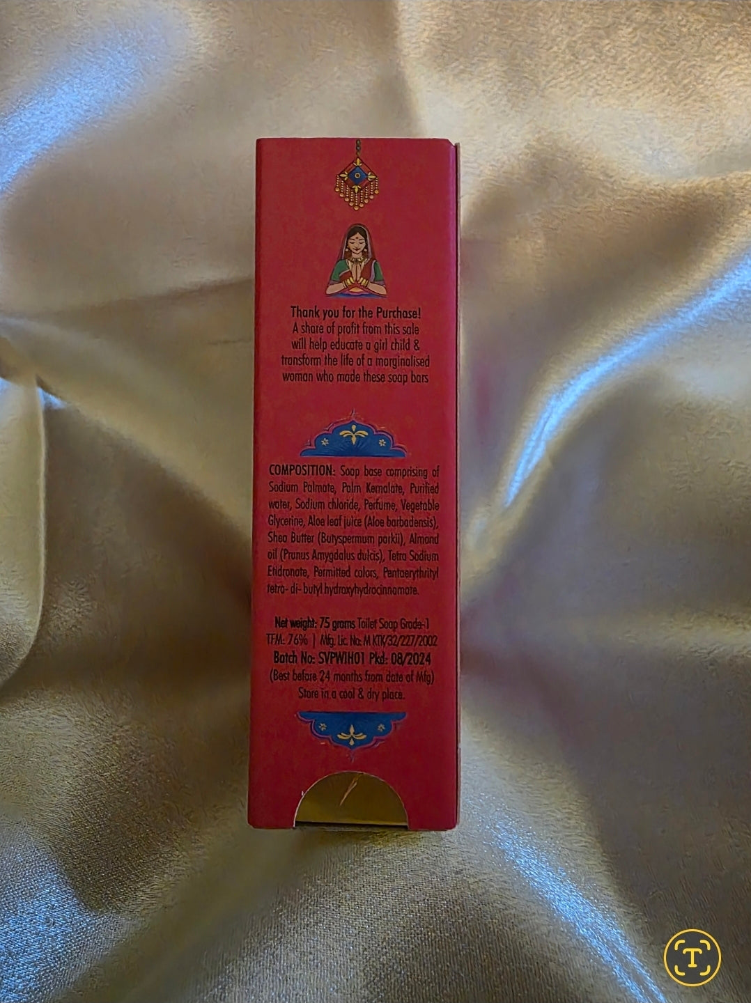 Indian Heritage Rose Luxury Bathing Soap