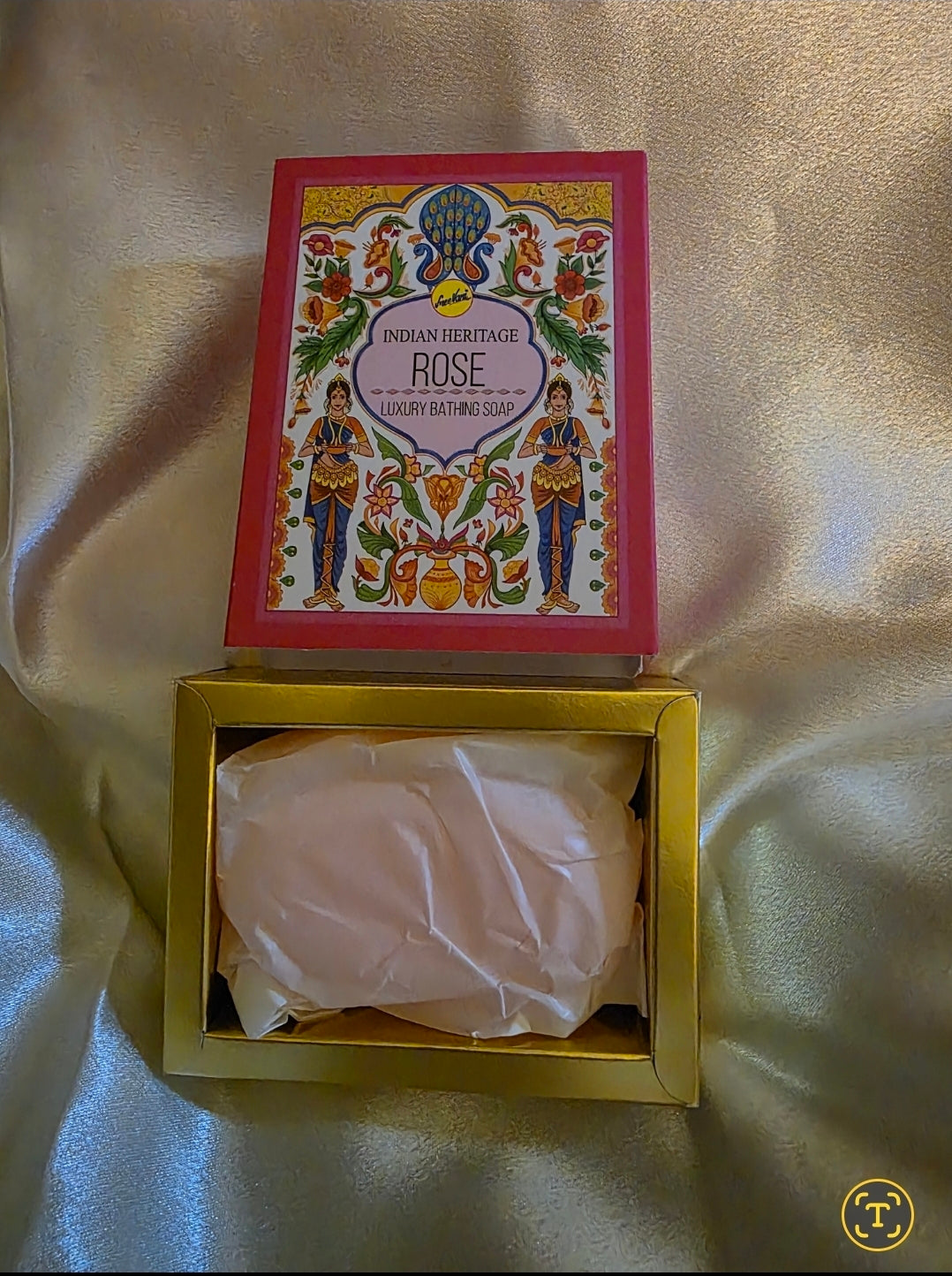 Indian Heritage Rose Luxury Bathing Soap