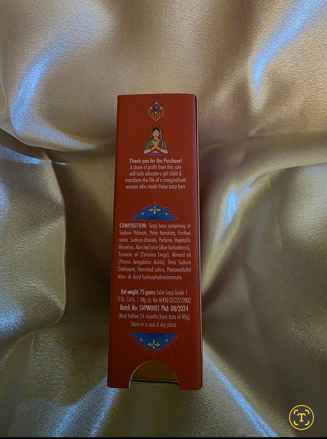Indian Heritage Sandalwood Luxury Bathing Soap