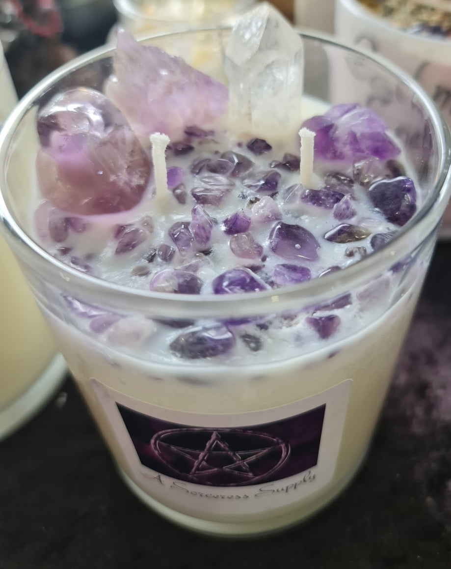 ๐ฎ Crystal Infused Spell Candles ๐ฎ