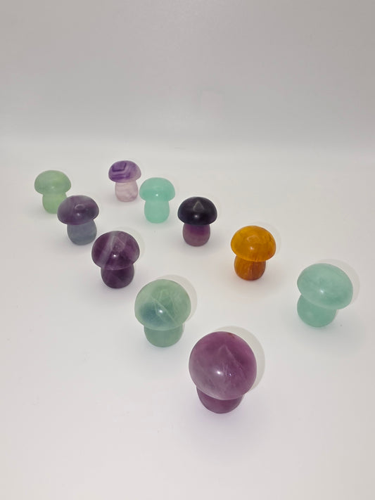 Intuitively Chosen Fluorite Crystal Mushroom – Approx 26g