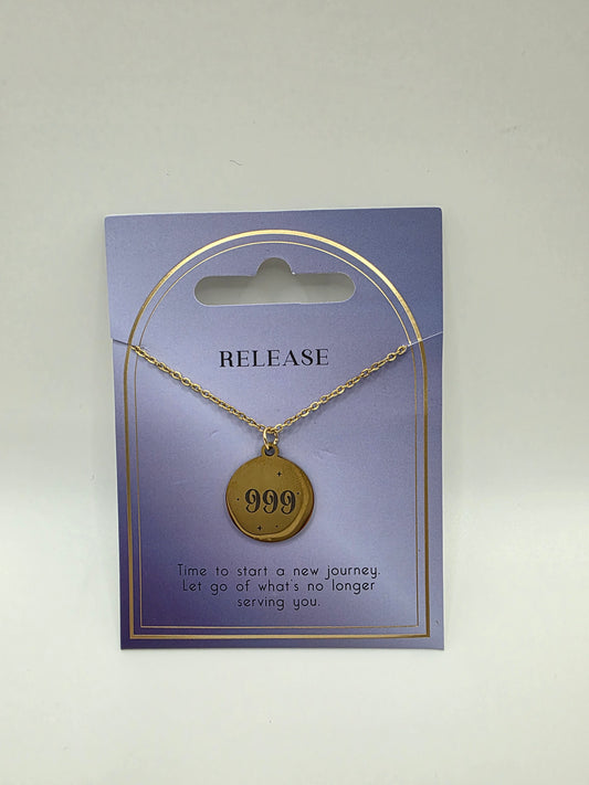 Angel Number 999 Necklace – Release & New Beginnings