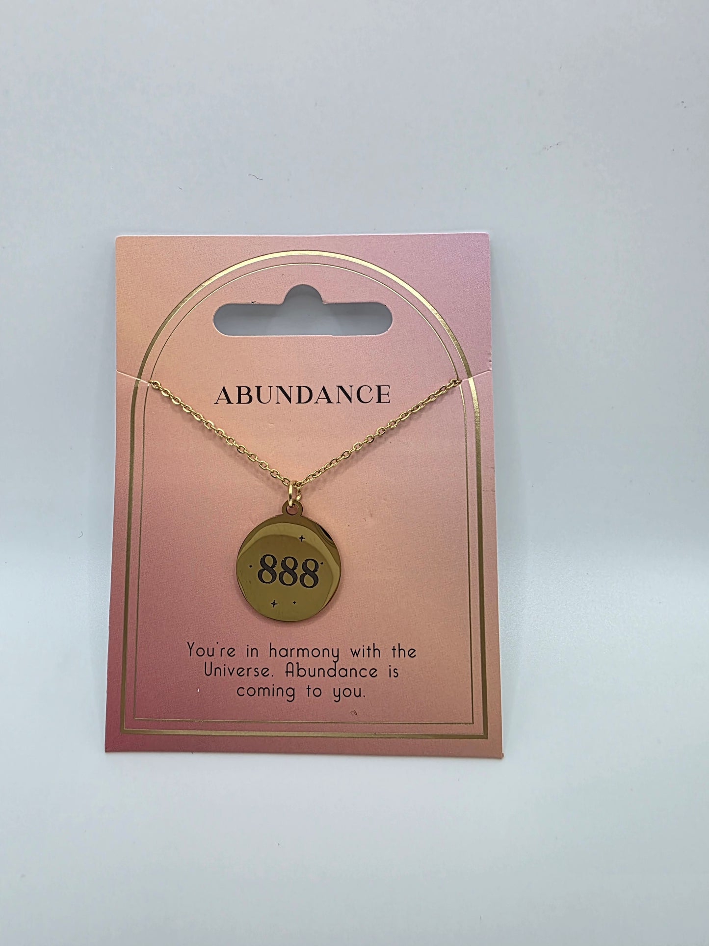 Angel Number 888 Necklace – Abundance & Prosperity