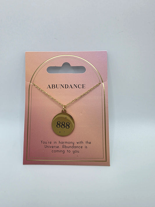 Angel Number 888 Necklace – Abundance & Prosperity