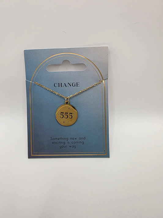 Angel Number 555 Necklace – Embrace Change