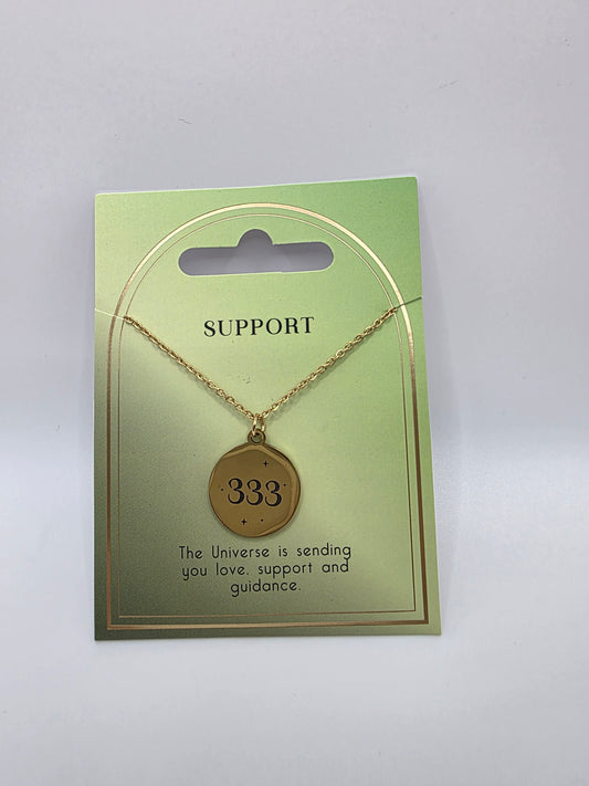 Angel Number 333 Necklace – Support & Guidance