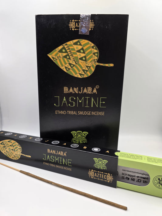 Banjara Jasmine Ethno-Tribal Smudge Incense – 15g Box
