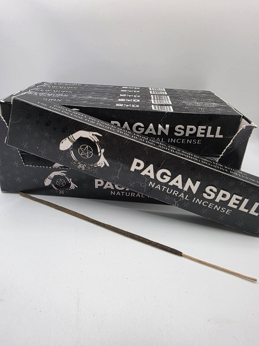 Pagan Spell Natural Incense Sticks – Box of 10–12