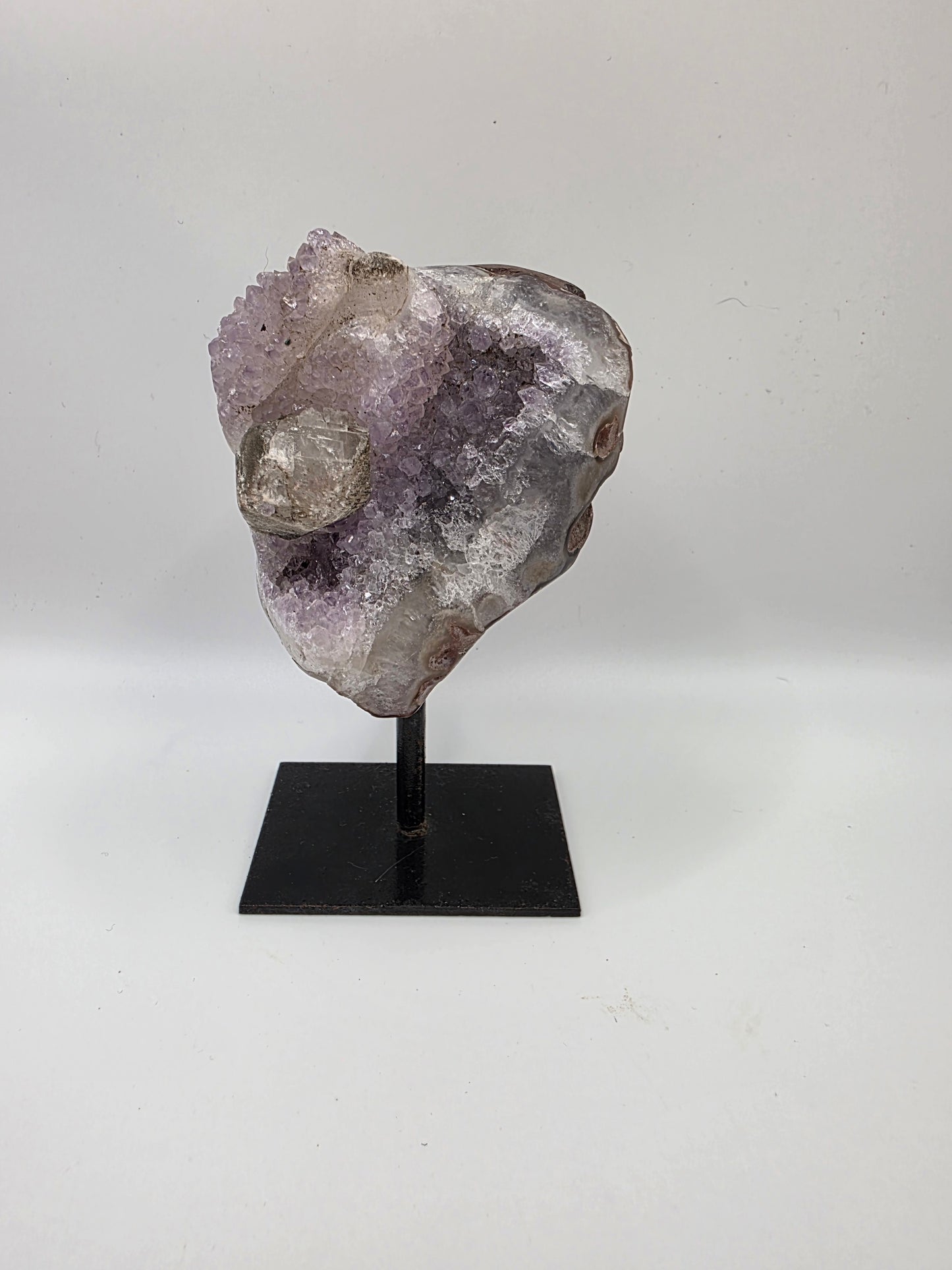 ✨ Brazilian Amethyst Cluster on Stand – 455g ✨