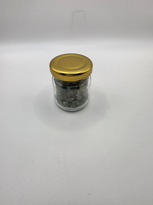Green Aventurine Crystal Chip Jar – 115–150g