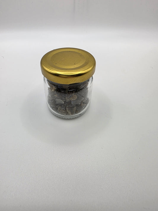 Labradorite Crystal Chip Jar – 115–150g