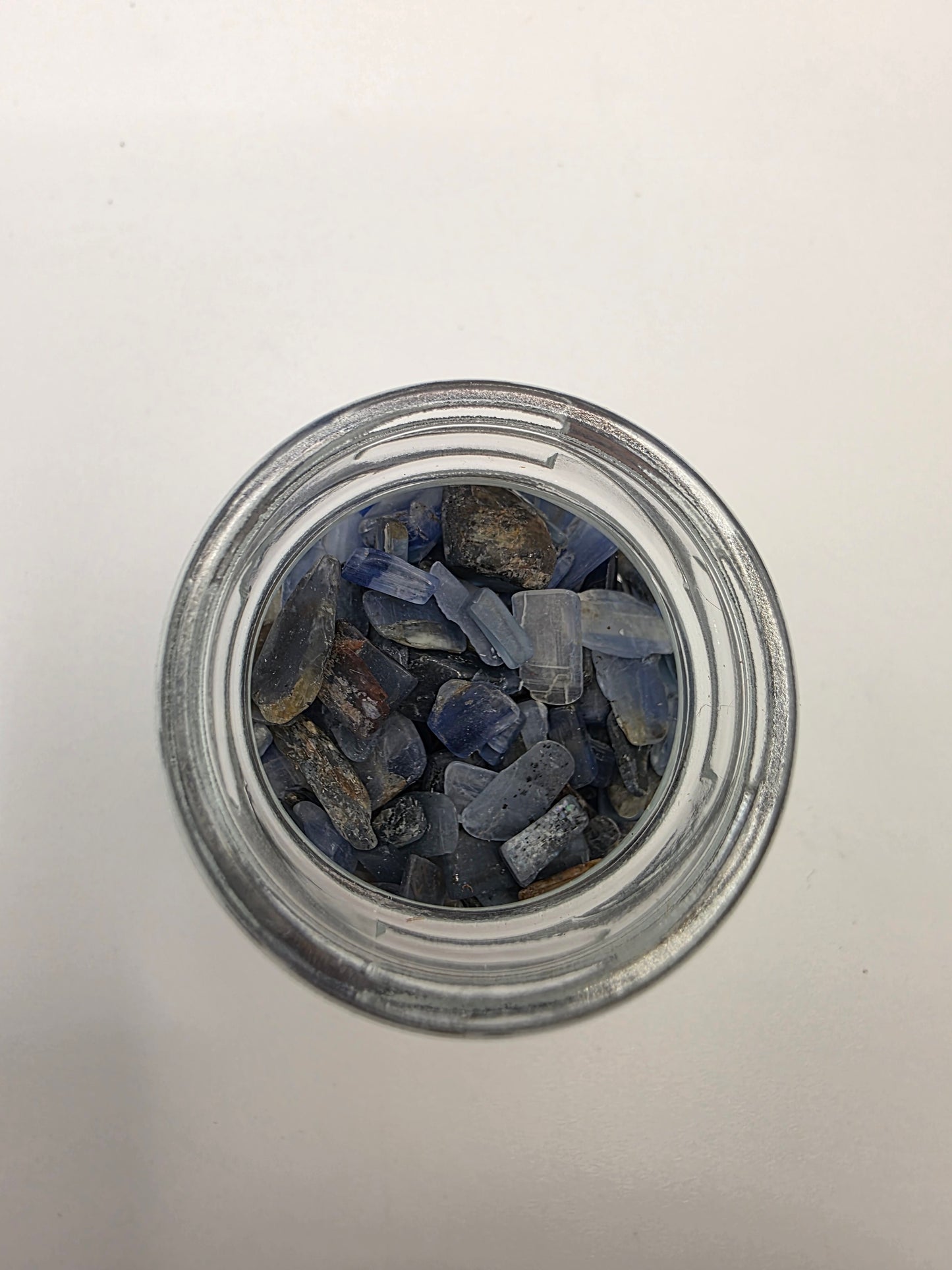 Blue Kyanite Crystal Chip Jar – 115–150g