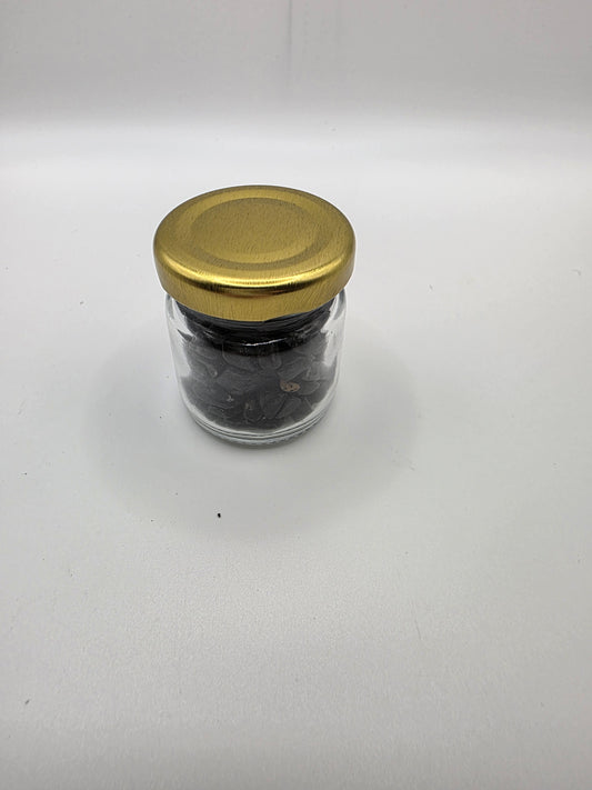 Black Tourmaline Crystal Chip Jar – 115–150g