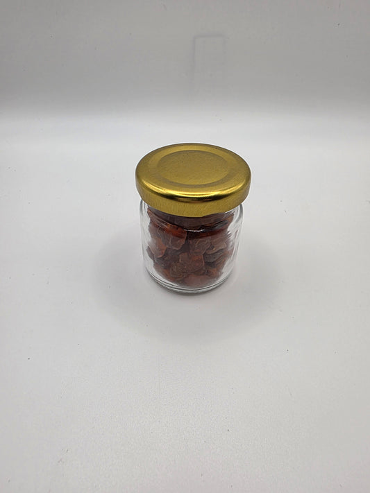 Carnelian Crystal Chip Jar – 115–150g