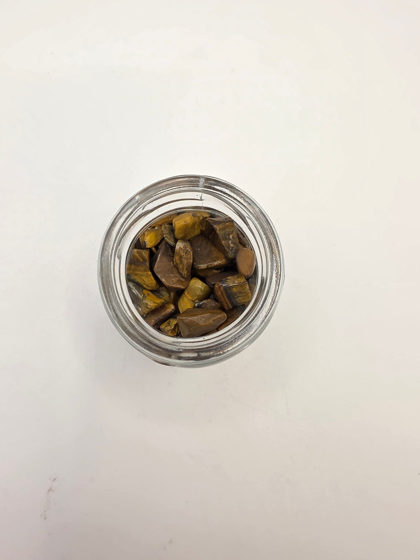 Tiger’s Eye Crystal Chip Jar – 115–150g
