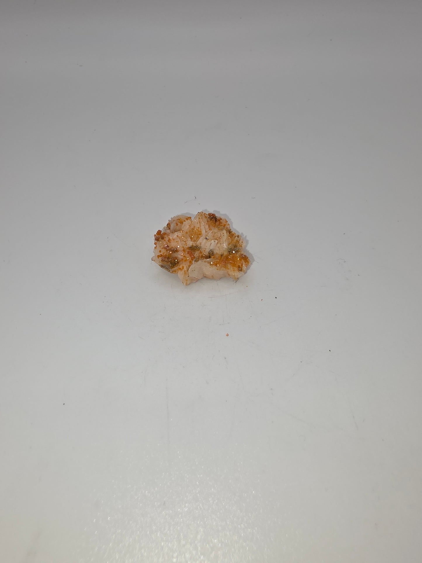 Vanadinite on Baryte Cluster – Fiery Motivation & Grounding (12g | 3.5cm)