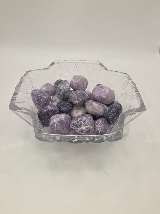 Lepidolite Tumbles – $3 Each or 4 for $10 (Use Code: 4FOR10)