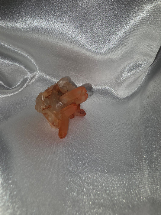 Red Quartz Crystal Cluster