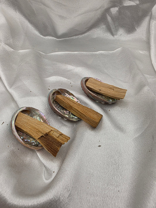 Mini Abalone Shell & Palo Santo Stick Set – Cleansing • Protection • Ritual