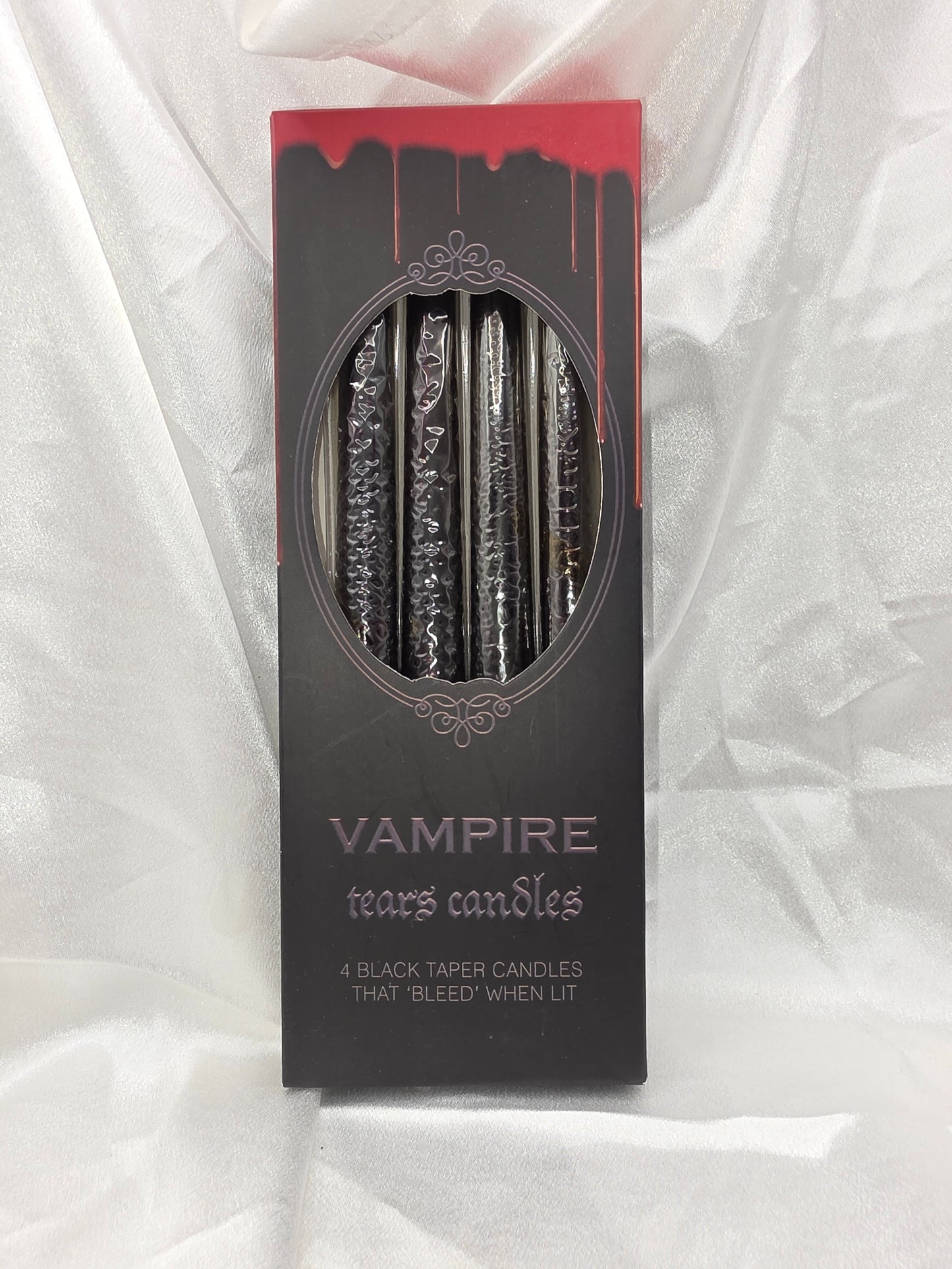 4-Pack Vampire Bleeding Taper Candles – Ultimate Return-to-Sender Power