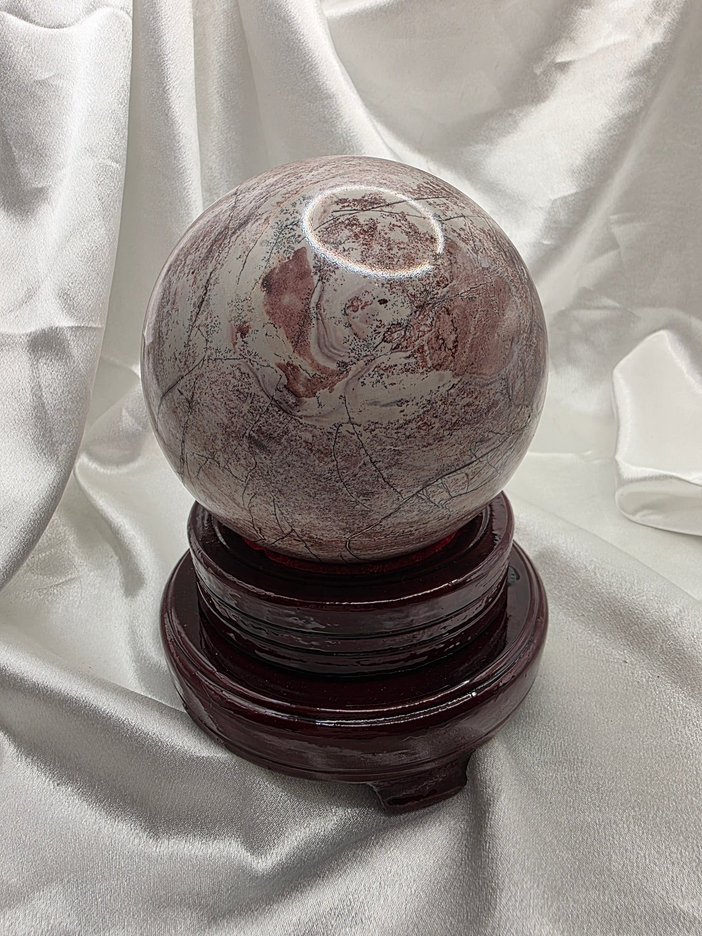 Picture Jasper “Earthbound Power” Mega Sphere – 3kg Giant Beauty