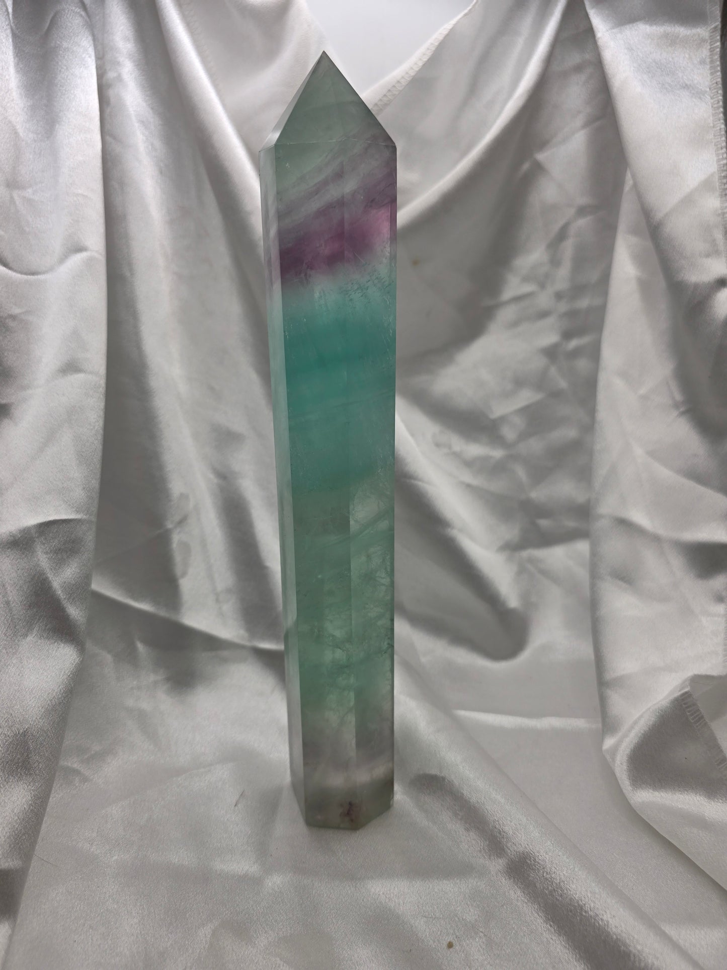 Fluorite “Elemental Vision” Statement Tower – 29cm Tall