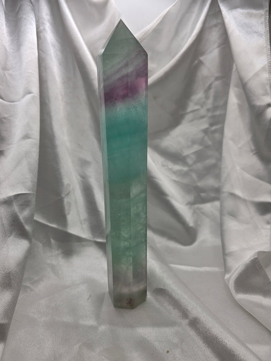 Fluorite “Elemental Vision” Statement Tower – 29cm Tall