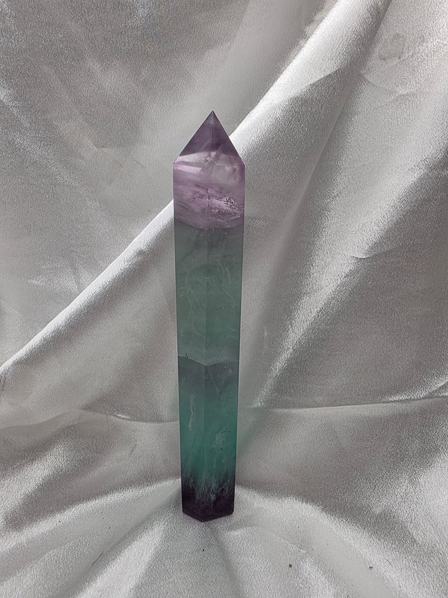 Fluorite “Calm & Clarity” Tower – 20.5cm Tall