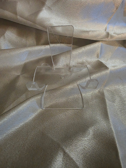 Clear Acrylic Crystal Stands – Small, Medium & Large