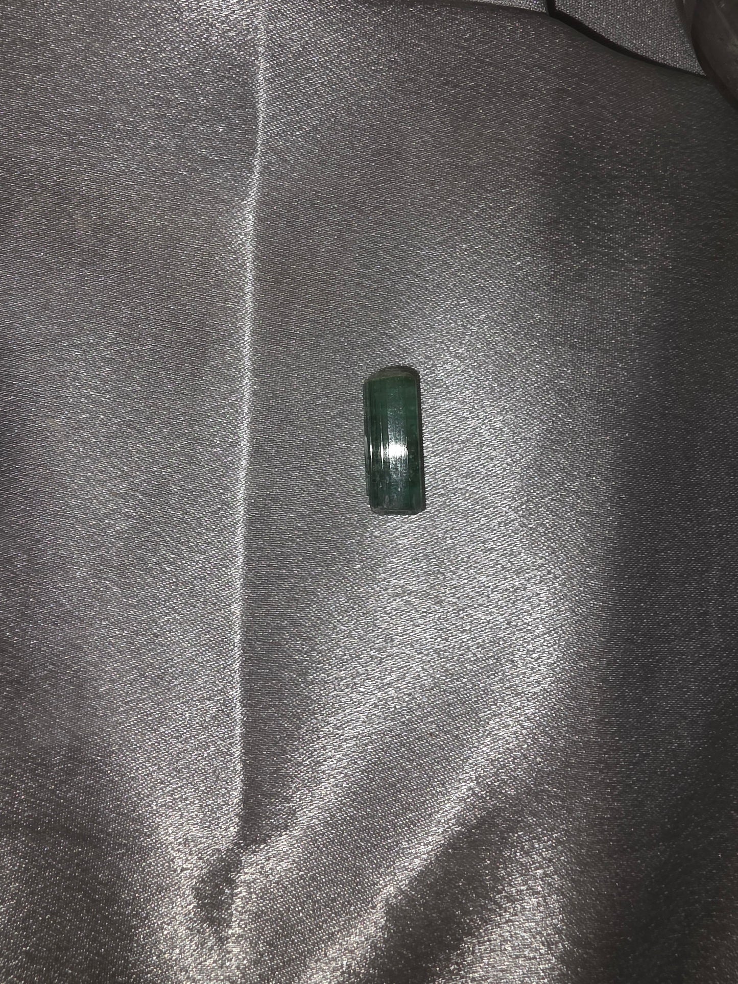 Rare Blue/Green Tourmaline Rod - 2cm in Display Specimen Box