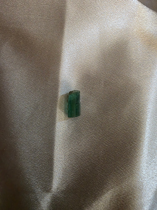 Rare Blue/Green Tourmaline Rod - 1.5cm in Display Specimen Box