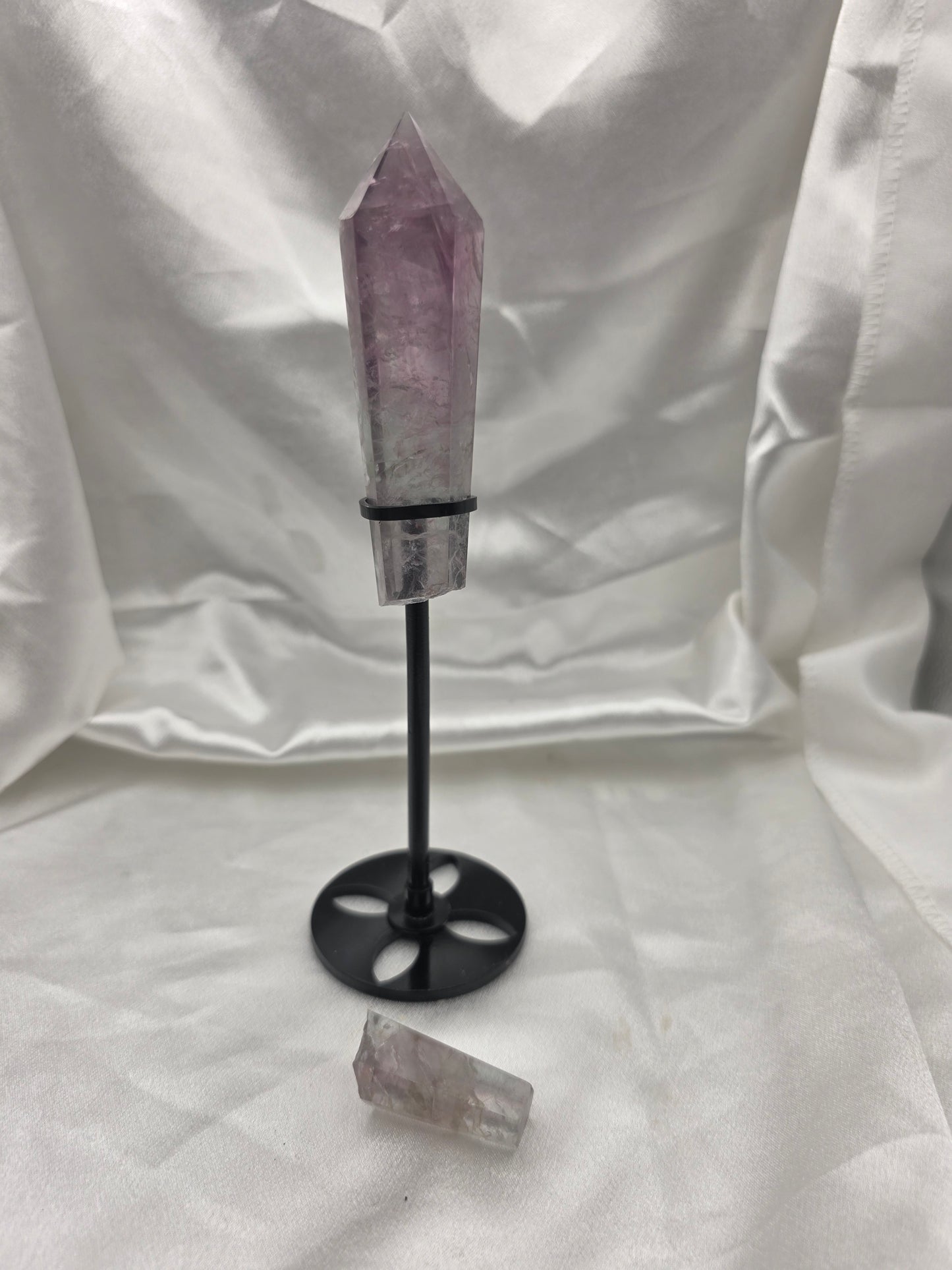 Fluorite Wand on Stand – 21cm (Perfectly Imperfect & Heavily Discounted)