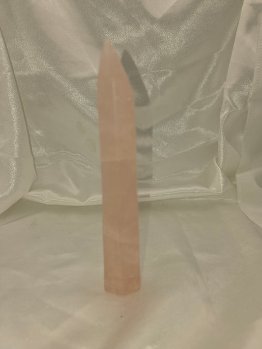 Rose Quartz Tower – 17cm (Perfectly Imperfect & Heavily Discounted)